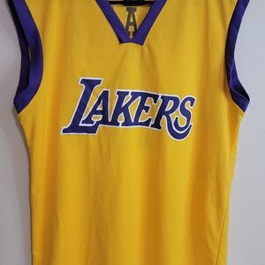 Yellow and Purple Lakers Jersey